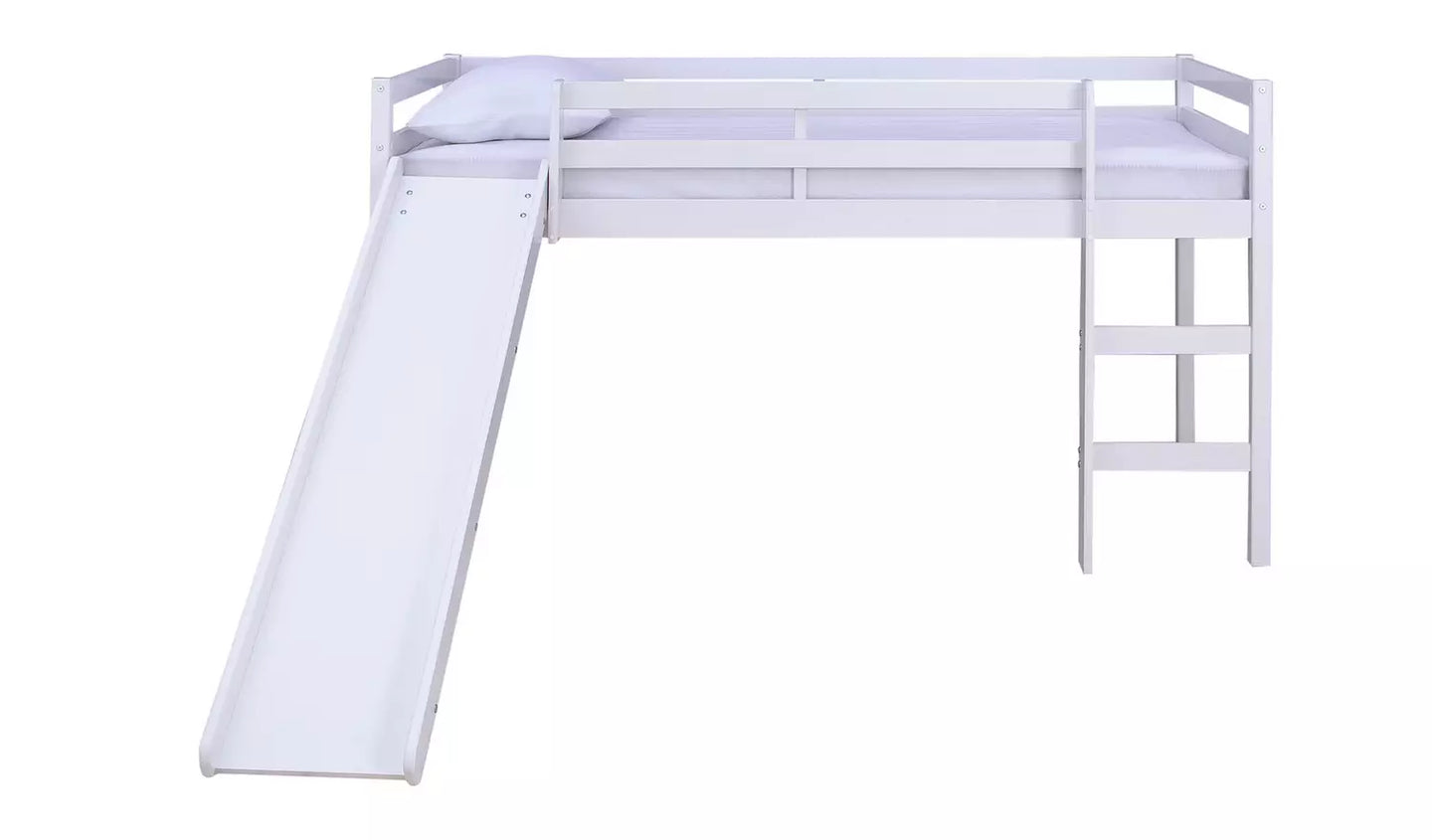 Kaycie Mid Sleeper with Slide - White
